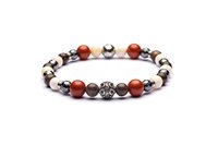Bracelet Antracite Classic in Semiprecious stones C105 MALAGA - C105 MALAGA